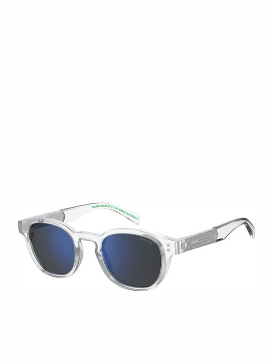 Levi's Ochelari De Soare Pentru Femei Cu Ramă Din Plastic Transparentă Și Lentile Transparente