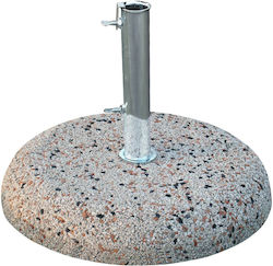 HomeMarkt Umbrella Stand Metallic with Adjustable Black 42x42cm