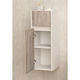 Inter Ceramic Coloană Baie de Perete M30xA30xÎ80cm Maro