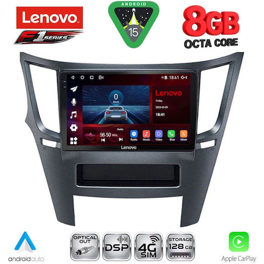 Lenovo Car Audio System for Subaru Legacy / Outback 2009-2014 (Bluetooth/USB/WiFi/GPS/Apple-Carplay/Android-Auto) with Touch Screen 9"