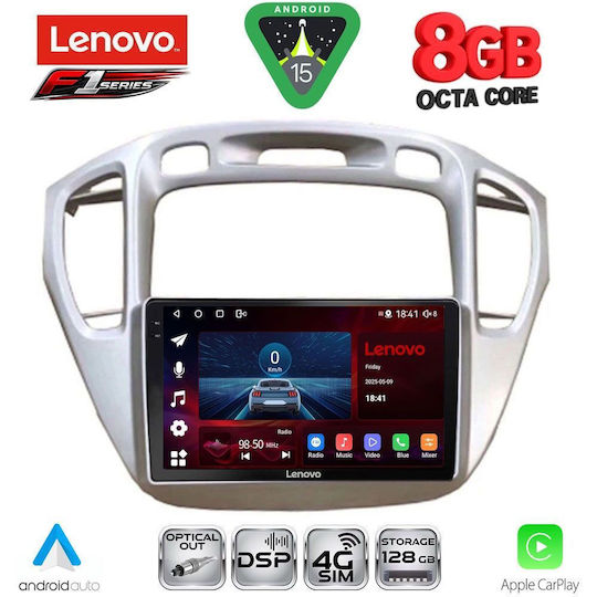 Lenovo Ηχοσύστημα Αυτοκινήτου για Toyota Highlander 2002-2009 (Bluetooth/USB/WiFi/GPS/Apple-Carplay/Android-Auto) με Οθόνη Αφής 9"