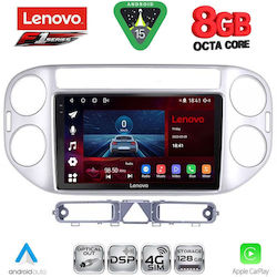 Lenovo Ηχοσύστημα Volkswagen Tiguan 2004-2011 με Bluetooth, USB & GPS