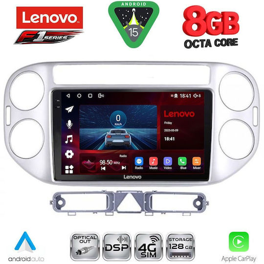 Lenovo Car Audio System for Volkswagen Tiguan 2004-2011 (Bluetooth/USB/WiFi/GPS/Apple-Carplay/Android-Auto) with Touch Screen 9"