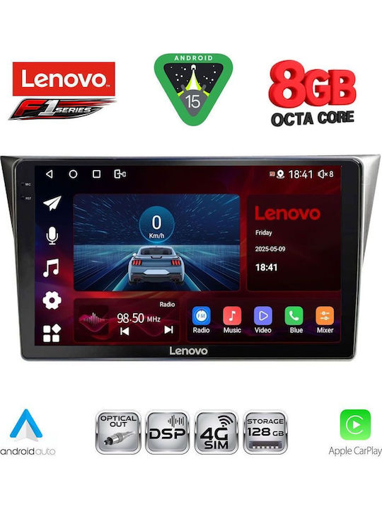 Lenovo Car Audio System for Subaru Impreza 2002-2008 (Bluetooth/USB/WiFi/GPS/Apple-Carplay/Android-Auto) with Touch Screen 9"