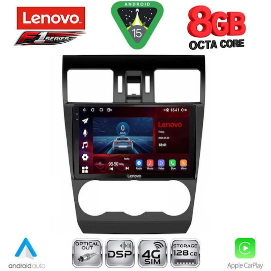 Lenovo Ηχοσύστημα Αυτοκινήτου για Subaru Forester / Impreza 2013-2019 (Bluetooth/USB/WiFi/GPS/Apple-Carplay/Android-Auto) με Οθόνη Αφής 9"