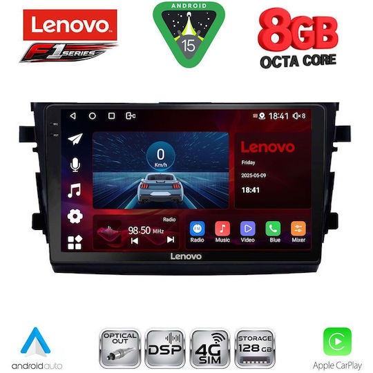 Lenovo Ηχοσύστημα Αυτοκινήτου για Suzuki Celerio 2015-2021 (Bluetooth/USB/WiFi/GPS/Apple-Carplay/Android-Auto) με Οθόνη Αφής 9"