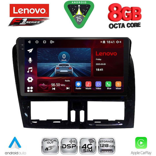 Lenovo Car Audio System for Volvo XC 60 2009-2017 (Bluetooth/USB/WiFi/GPS/Apple-Carplay/Android-Auto) with Touch Screen 9"