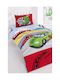 Speedway Multicolour Four Seasons Kids Duvet Cover Set 180x230 Cm