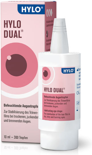 Ursapharm Hylo Dual Очни капки с хиалуронова киселина за сухи очи 10мл