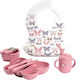 Queen Mother Silicone White Feeding Set 6 Pieces