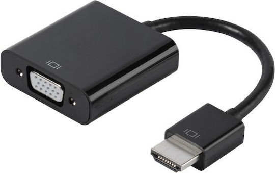 Vivanco Convertor HDMI / VGA / Ethernet masculin în HDMI / VGA / Ethernet masculin 1buc
