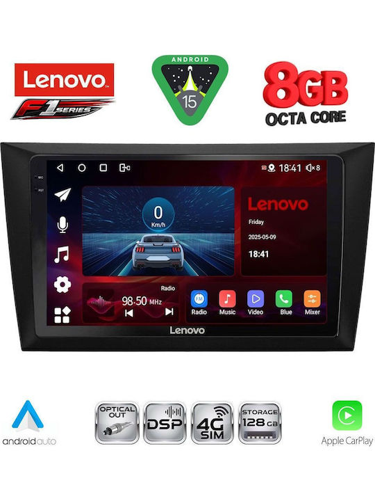 Lenovo Car Audio System for Volkswagen Golf 2009-2012 (Bluetooth/USB/WiFi/GPS/Apple-Carplay/Android-Auto) with Touch Screen 9"