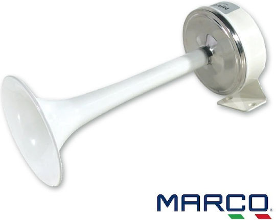 Marco Cornă Trompetă 114db 12v 250mm Albă Tce
