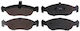 Front Brake Pad Set Citroen Saxo S0 S1 Citroen Xsara N1 Peugeot 106 1a 1c 205 I Ii 141x47.6x17.3 4251.21 4251.70 190596-10734