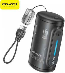 Awei WP-117 10000mAh 22.5W Μαύρο Awei WP-117 10000mAh 22.5W Μαύρο