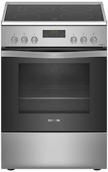 Pitsos Ελεύθερη με Κεραμικές Εστίες Inox PHSA39350 Pitsos Ελεύθερη με Κεραμικές Εστίες Inox PHSA39350