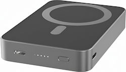 Nine E61b 15w Безжична MagSafe Външна Батерия 20w Type-c Вход Изход 10000mah Сребриста Nine E61b 15w Безжична MagSafe Външна Батерия 20w Type-c Вход Изход 10000mah Сребриста