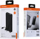 Pavareal G57 Ултратънка Външна Батерия 10000mAh 22.5W Бързо Зареждане Вградени Кабели USB-C И Lightning Черна