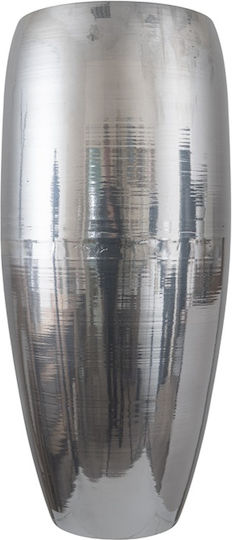 Zen Collection Vase Boden Metallisch Silber 33xH70cm
