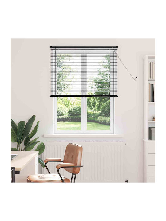 vidaXL Shade Blind PVC in Black Color L150xH90cm