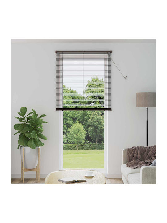 vidaXL Shade Blind PVC in Brown Color L213xH70cm