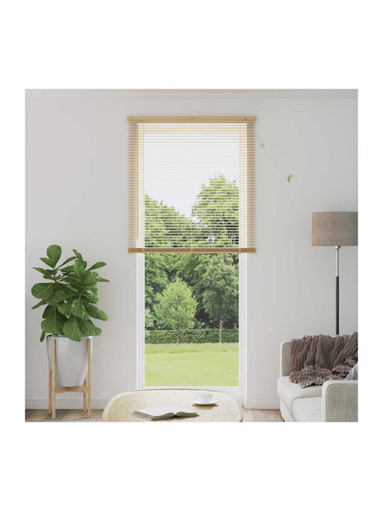 vidaXL Beschattungsrollo PVC in Braun Farbe L21...