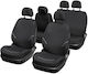 XL Cover Set Car Seat Covers 10 Pieces Polyester Complete Set Special Sedan SUV Black Car Covers 167005