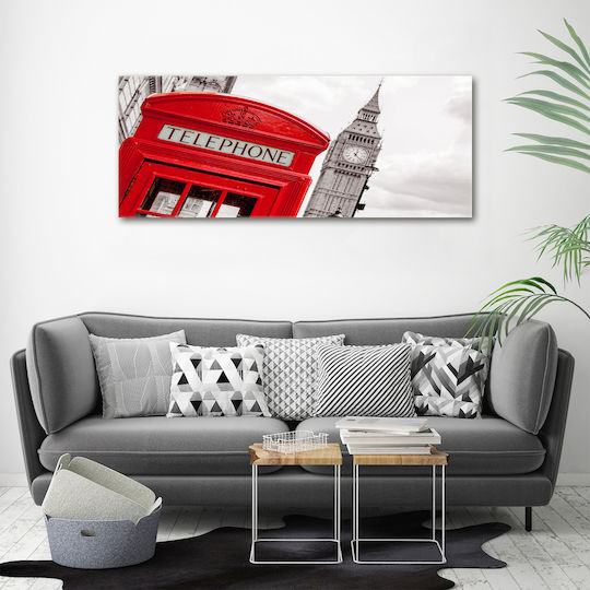 Panou De Perete Pânză Construcție Fixă Rezistentă Telefonic Mare 125x50 Cm
