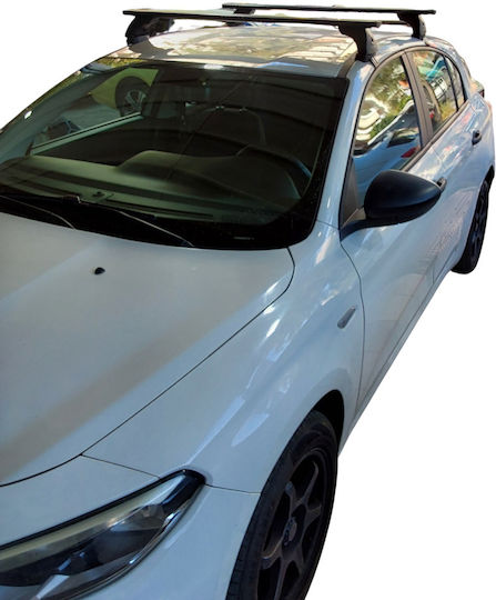 Nordrive Μπάρες Οροφής Αλουμινίου για Fiat Tipo 2015-2020 (Σετ με πόδια)