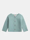 Kids Cardigan Knitted Blue