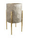 Zen Collection Planter Metal Beige 31x58cm.