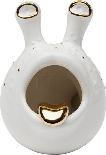 Διακοσμητικό Επιτραπέζιο Funny Animal Λευκό 21.5x13.5x18.5εκ