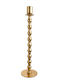 Zen Collection Kerzenhalter Metall in Gold Farbe 10x38.5cm 1Stück