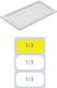 Gastronorm Lid Pp Food Containers Gn1 3 176 x 325mm C534719