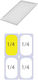 Gastronorm Lid Pp Food Containers Gn1 4 162 X 265mm C534720