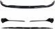 Front Spoiler Mercedes-Benz A-Class W177 18-23 Hatchback Sedan AMG Line Glossy Black 3 Pieces