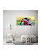 Tablou Decorativ Pânză Decorațiune Interioară Motocicletă 120x60 Cm
