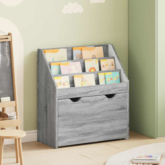 Bücherregal Boden Gray 60x29.5x69cm