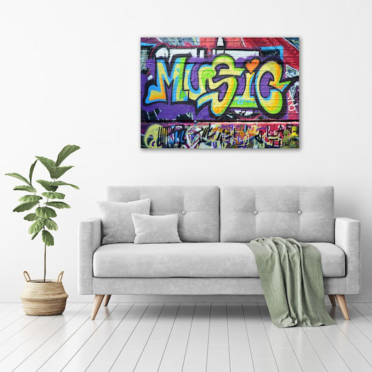 Wall Canvas Painting High Quality Graffiti Print On Wall 100x70 Cm