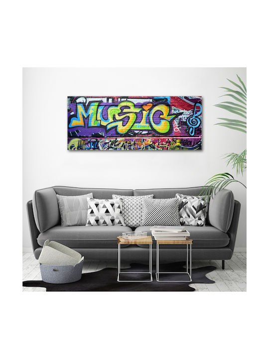 Panou De Perete Pânză De Înaltă Calitate Imprimare Graffiti Pe Perete 125x50 Cm