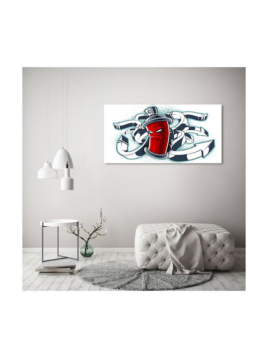 Panou De Perete Din Pânză Design Pentru Decorare Exigentă Graffiti 120x60 Cm