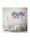 Wall Canvas Painting Suitable Permanent Decoration Graffiti 120x60 Cm