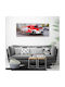 Canvas Painting Office Professional Space Fire Truck 125x50 Cm