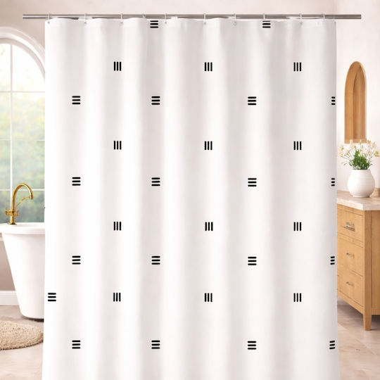 My Home Luxury Shower Curtain Fabric 180x180cm