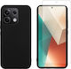 Redshield Задна корица Силикон / Закалено стъкло Черен (Redmi Note 13 5G)