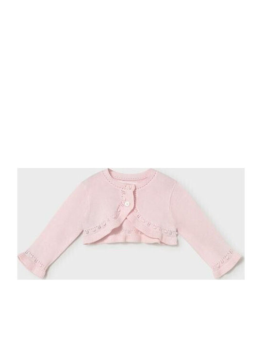 Mayoral Kids Bolero Knitted Pink