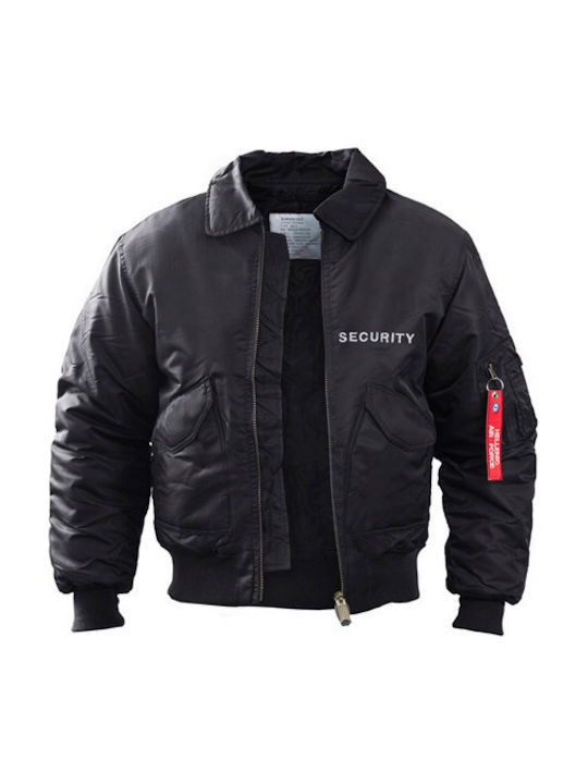All About Army Security Jacket Black 00961