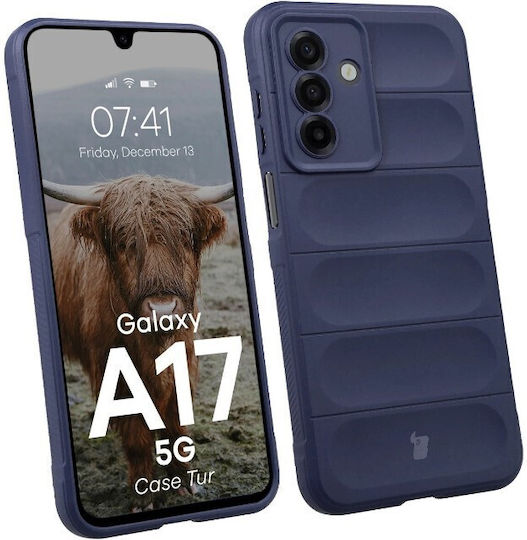 Bizon Tur Umschlag Rückseite Marineblau (Galaxy A17)