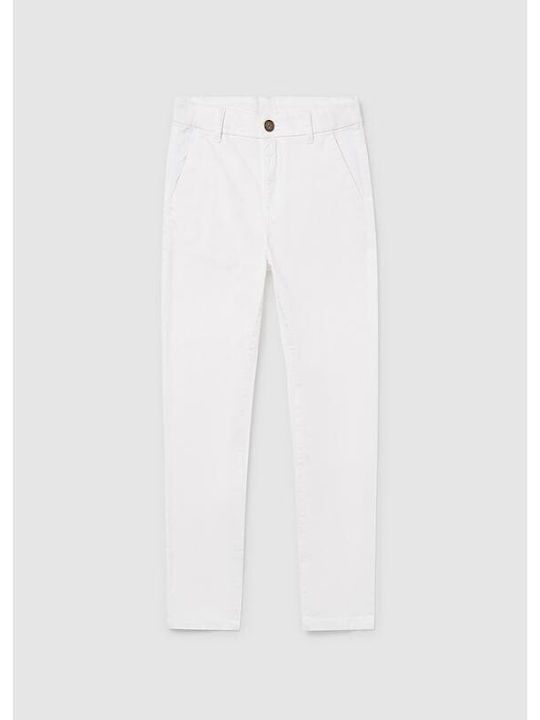 Παιδικό Παντελόνι Chino Λευκό Basic