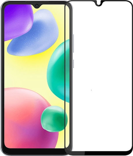 2.5D Displayschutzfolie Schwarz (Redmi 10C)